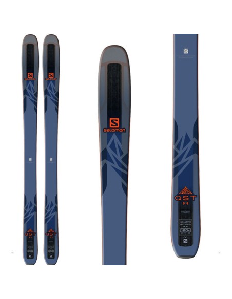 ESQUIS ALPINOS N QST 99 DARK BLUE/BLACK