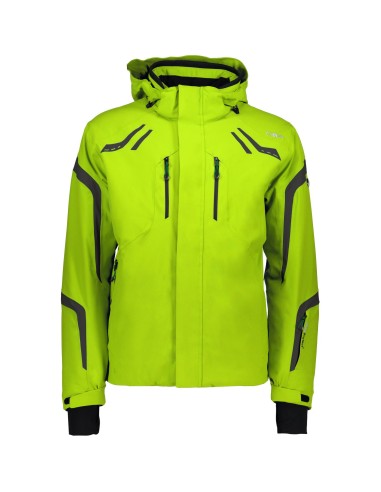 CMP MAN ZIP HOOD JACKET LIME GREEN
