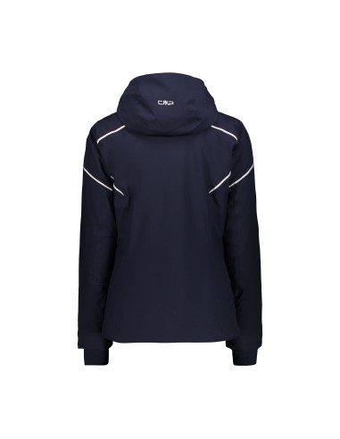 CMP WOMAN JKT ZIP HOOD BLU OSCURO