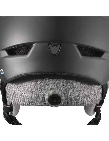 SALOMON CASCO ICON2 VISOR BLACK SILVER