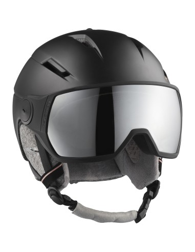 SALOMON CASCO ICON2 VISOR BLACK SILVER