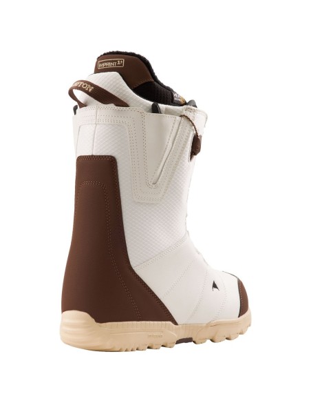 BURTON MOTO WHITE BROWN 2022