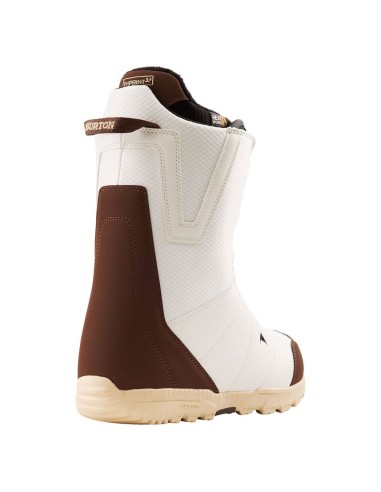 BURTON MOTO BOA WHITE BROWN