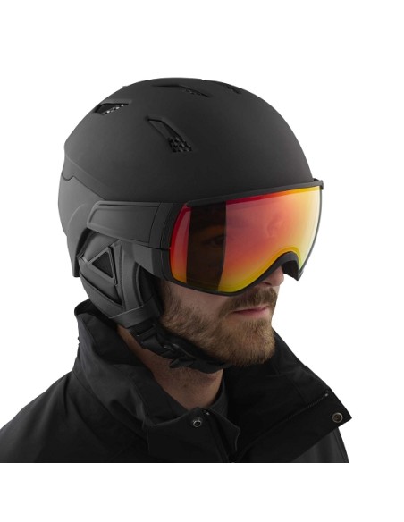 SALOMON  DRIVER BLACK RED ACCENT SOLAR