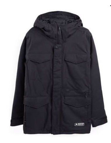 M COVERT JKT TRUE BLACK