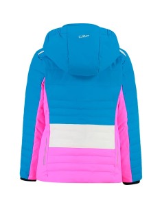 KID G JACKET FIX HOOD TURCHESE 2