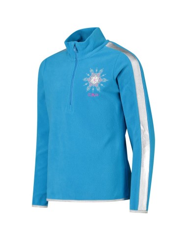 CMP KID G SWEAT TURCHESE