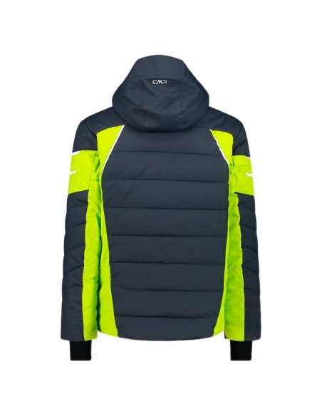 CMP MAN JACKET ZIP HOOD TITANIO