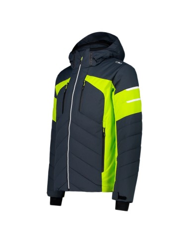 CMP MAN JACKET ZIP HOOD TITANIO