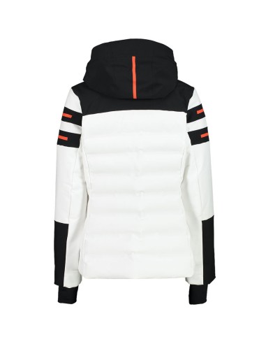 CMP WOMAN JACKET ZIP HOOD WHITE