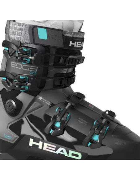 HEAD EDGE 95W HV GW BLACK/TURQUOI