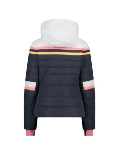 CMP WOMAN JKT FIX HOOD TITANIO 2