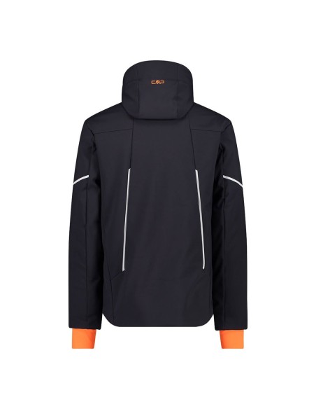 CMP MAN JKT FIX HOOD ANTHRACITE