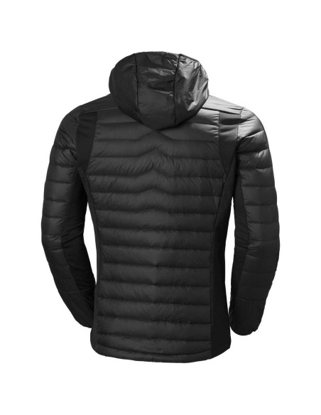 HELLY HANSEN VERGLASS HOODED DOWN HYBRID INS BLACK