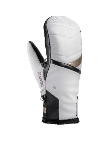 LEKI SNOWFOX 3D WOMEN MITTEN WHITE GOLD