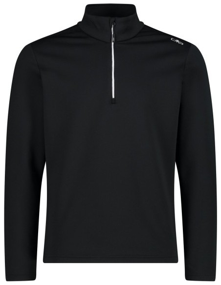 CMP MAN FLEECE JACKET NERO BIANCO