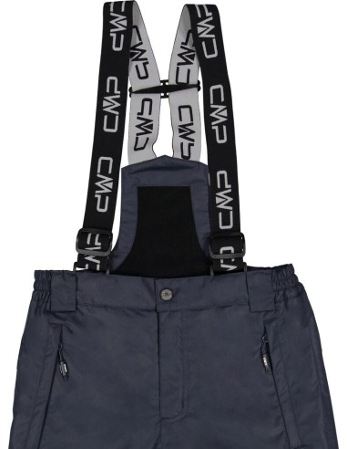 CMP KID SKI SALOPPETTE BLACK BLUE